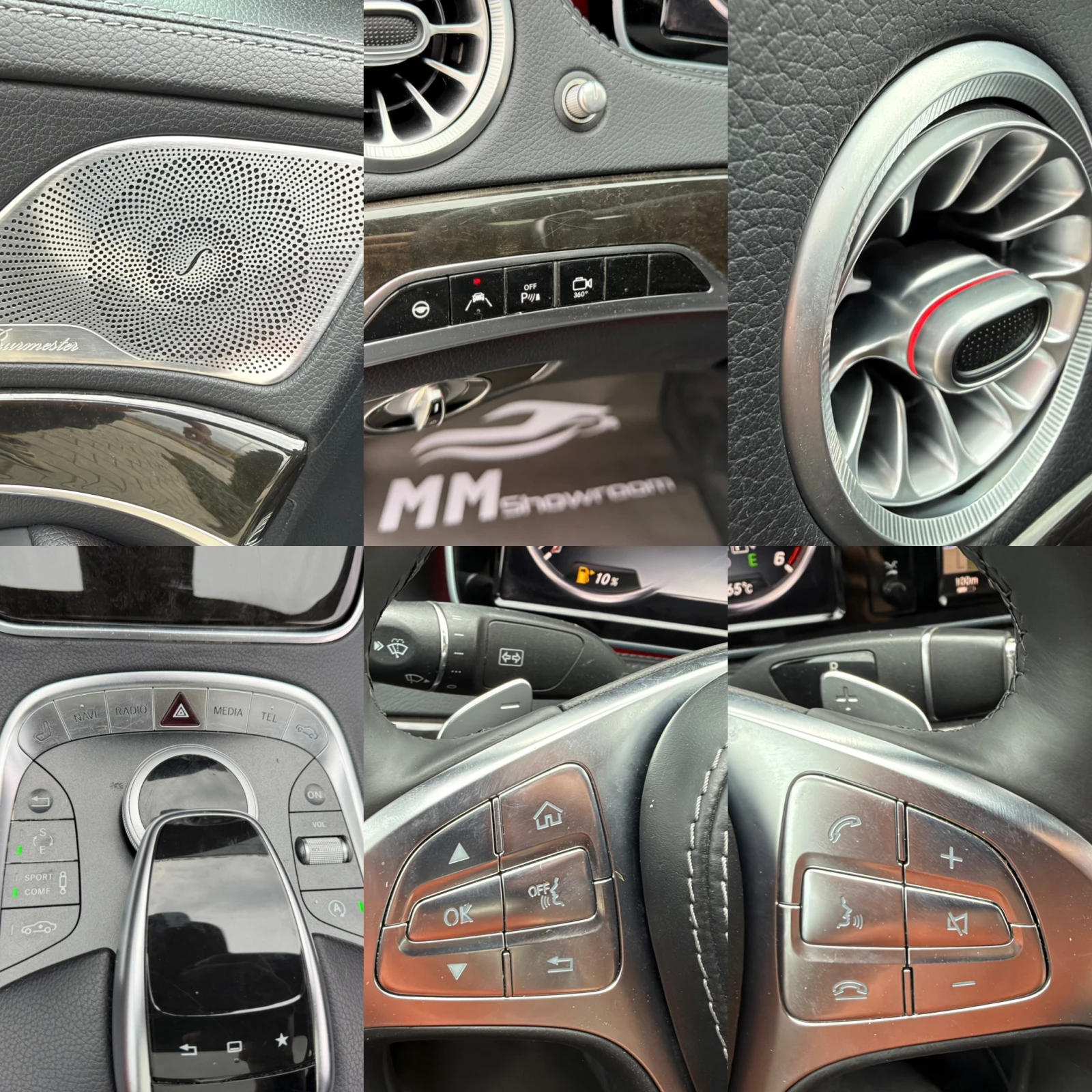 Mercedes-Benz S 350 FACE-LONG-BURMASTER-360-КАМЕРИ-DISTRONIC+ -ПАМЕТ-, снимка 17 - Автомобили и джипове - 56709387