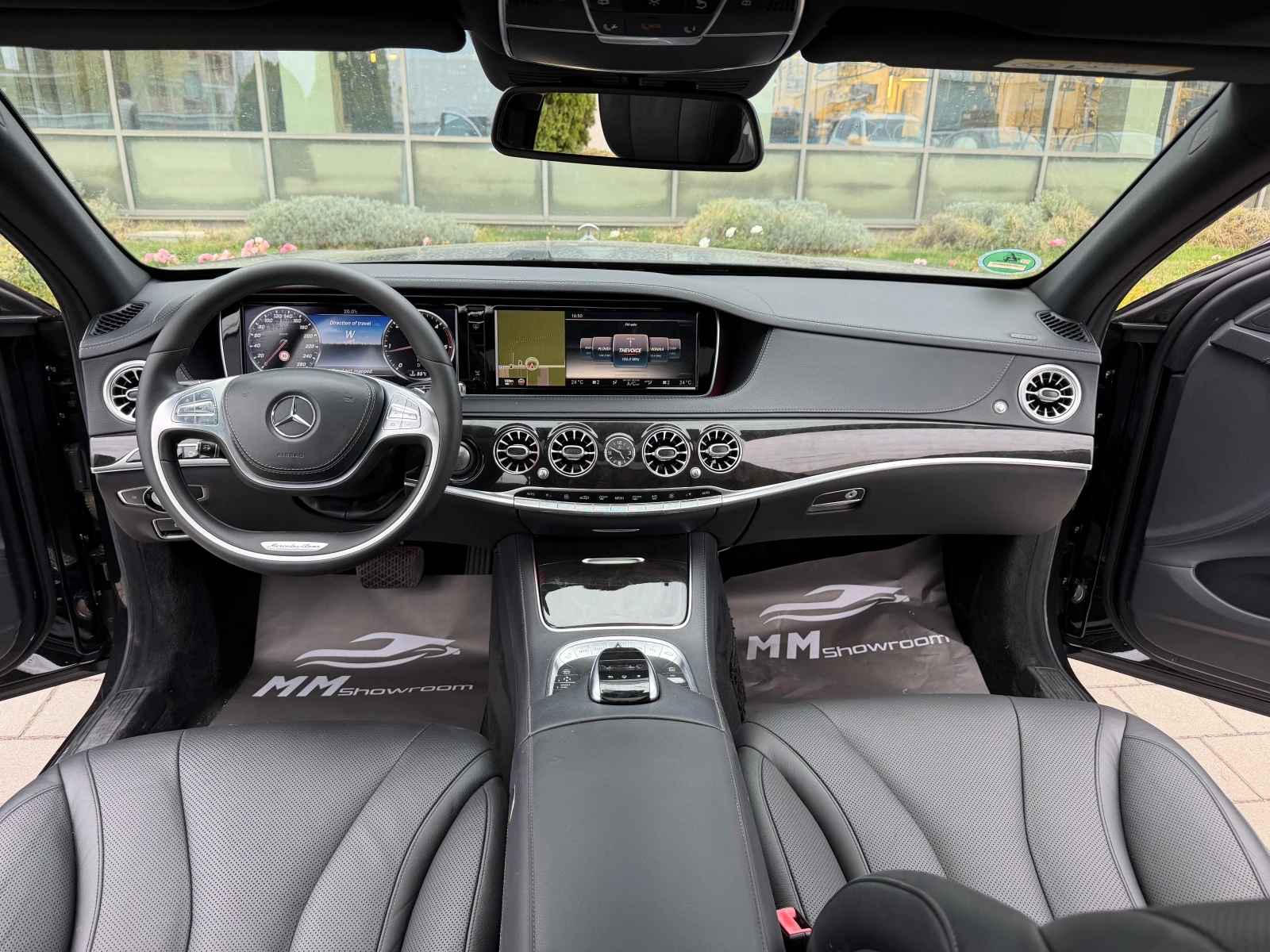 Mercedes-Benz S 350 FACE-LONG-BURMASTER-360-КАМЕРИ-DISTRONIC+ -ПАМЕТ-, снимка 11 - Автомобили и джипове - 56709387