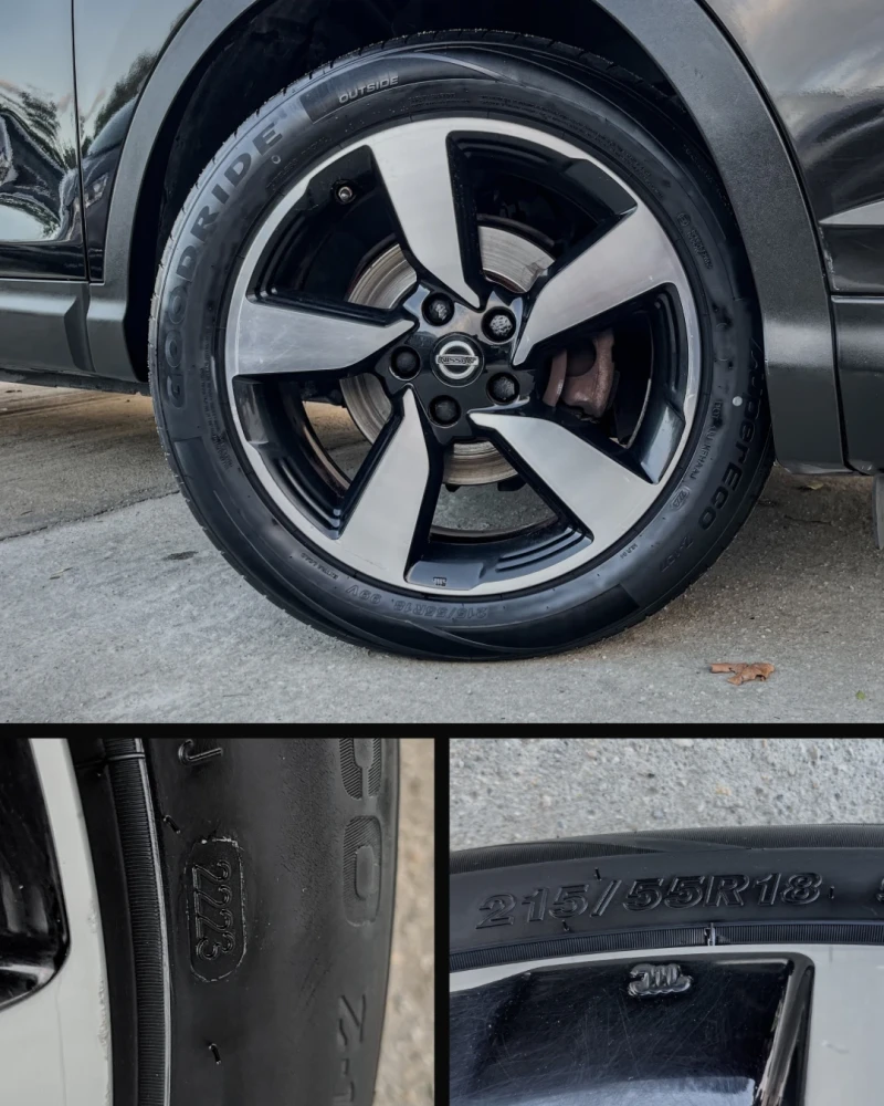 Nissan Qashqai 1.2i - 360 - TEKNA - PANORAMA, снимка 16 - Автомобили и джипове - 51406382