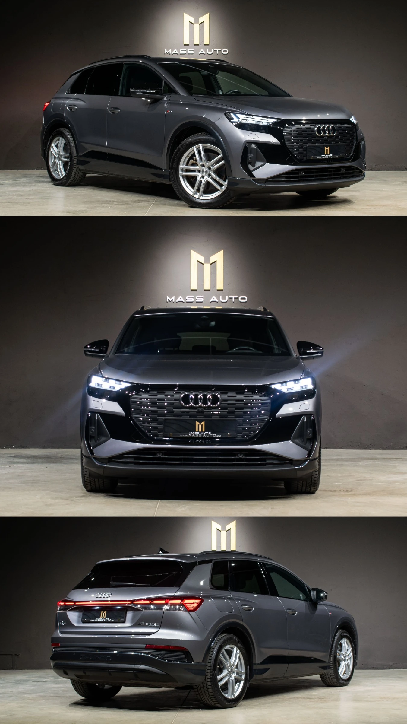 Audi Q4 e-tron/82kWh/Quattro/S-Line/Matrix/, снимка 2 - Автомобили и джипове - 54915694