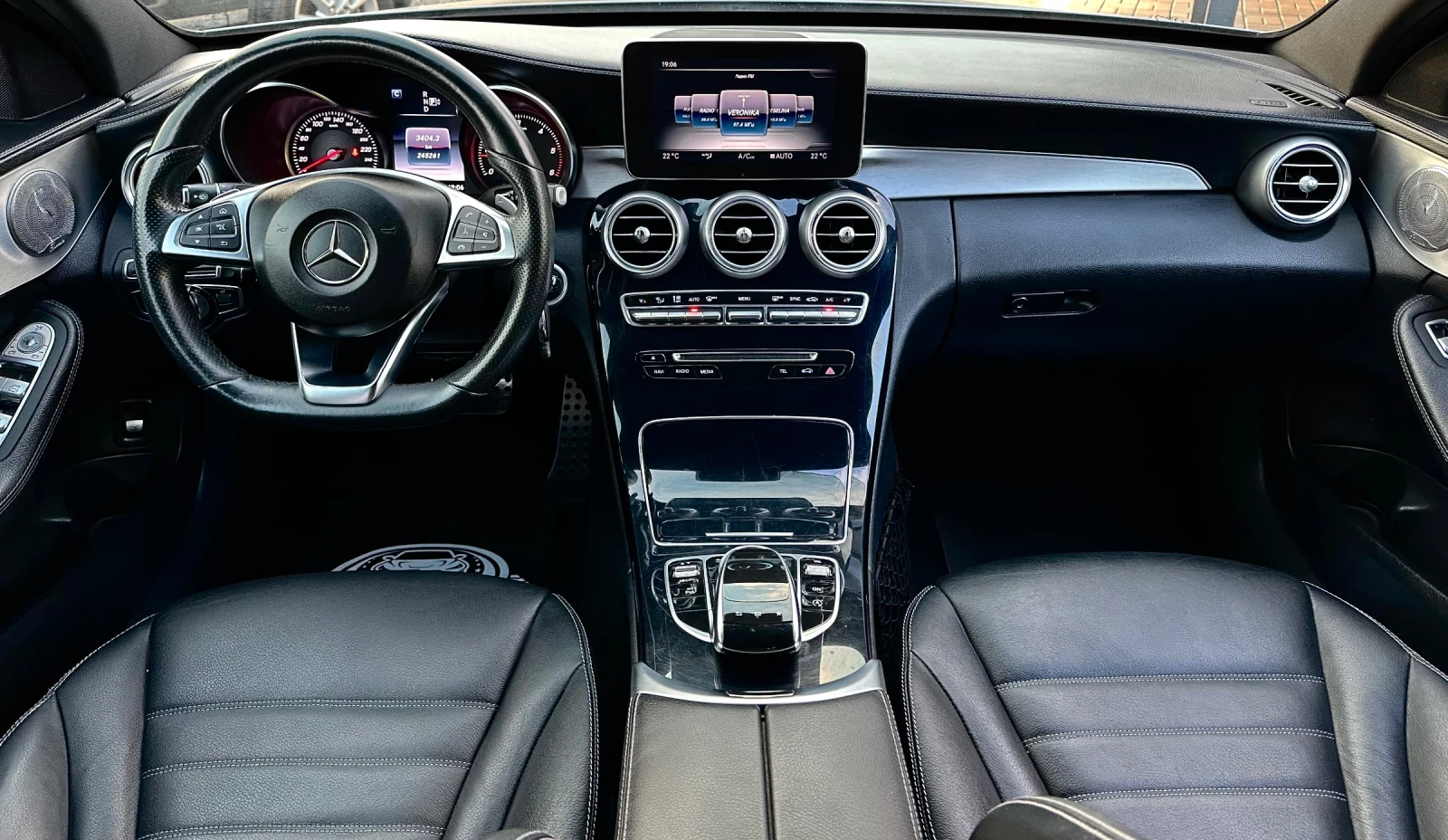 Mercedes-Benz C 220 AMG- LINE C220 170ks ПЪЛНА ИСТОРИЯ , снимка 9 - Автомобили и джипове - 54671352