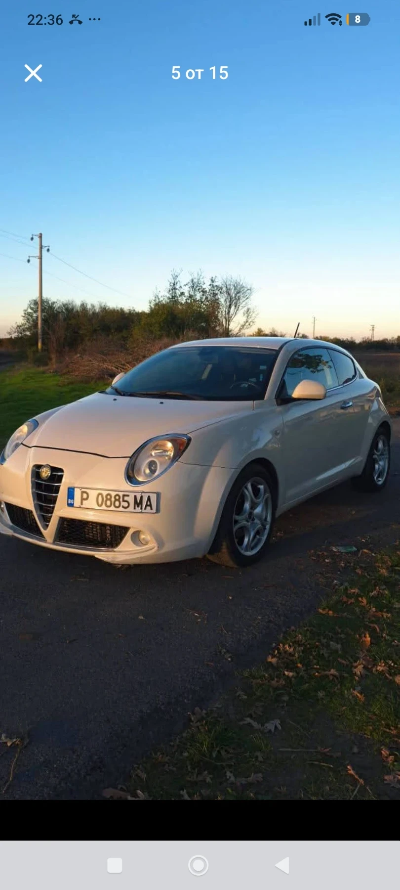 Alfa Romeo MiTo 1.3Jtdm климатроник парктроник Start/Stop, снимка 2 - Автомобили и джипове - 54698003