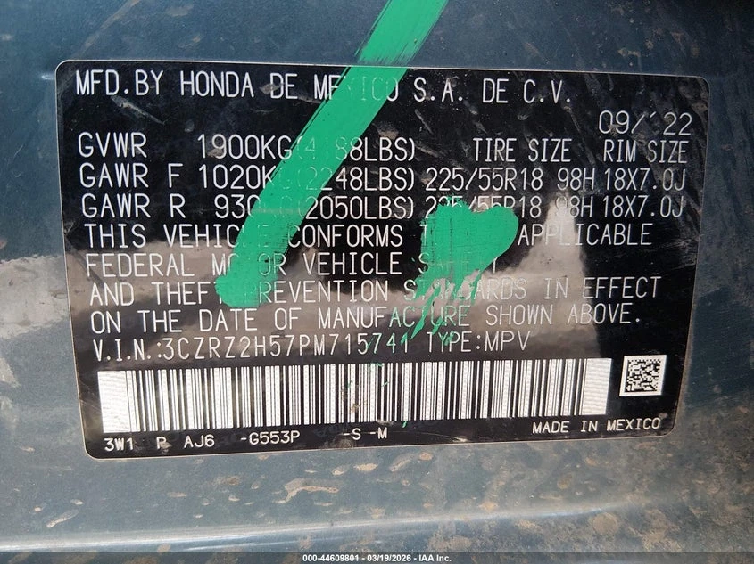 Honda Hr-v 2.0l Awd Sport, снимка 9 - Автомобили и джипове - 54093793