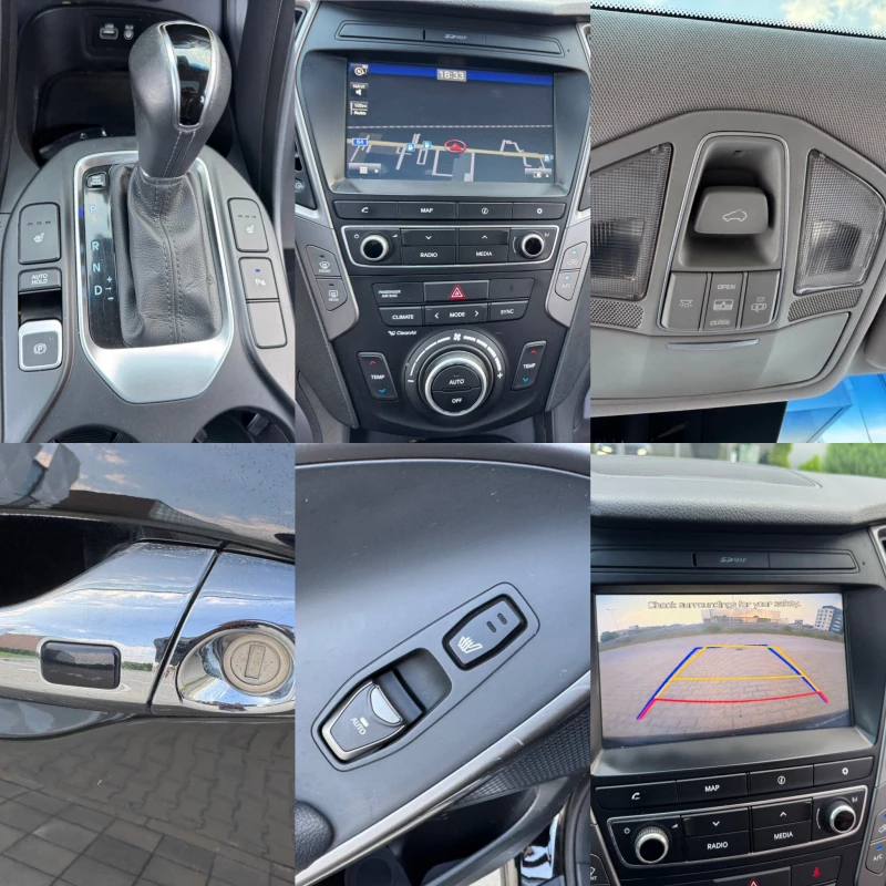 Hyundai Santa fe PREMIUM-4X4-KEYLESS-GO-ПАНОРАМА-КАМЕРА-ПАМЕТ-, снимка 15 - Автомобили и джипове - 51188244