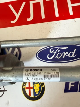 A2058200740  Моторче с мех. предни чистачки Mercedes Benz C Class W205  A 205 820 07 40  3397021688, снимка 2