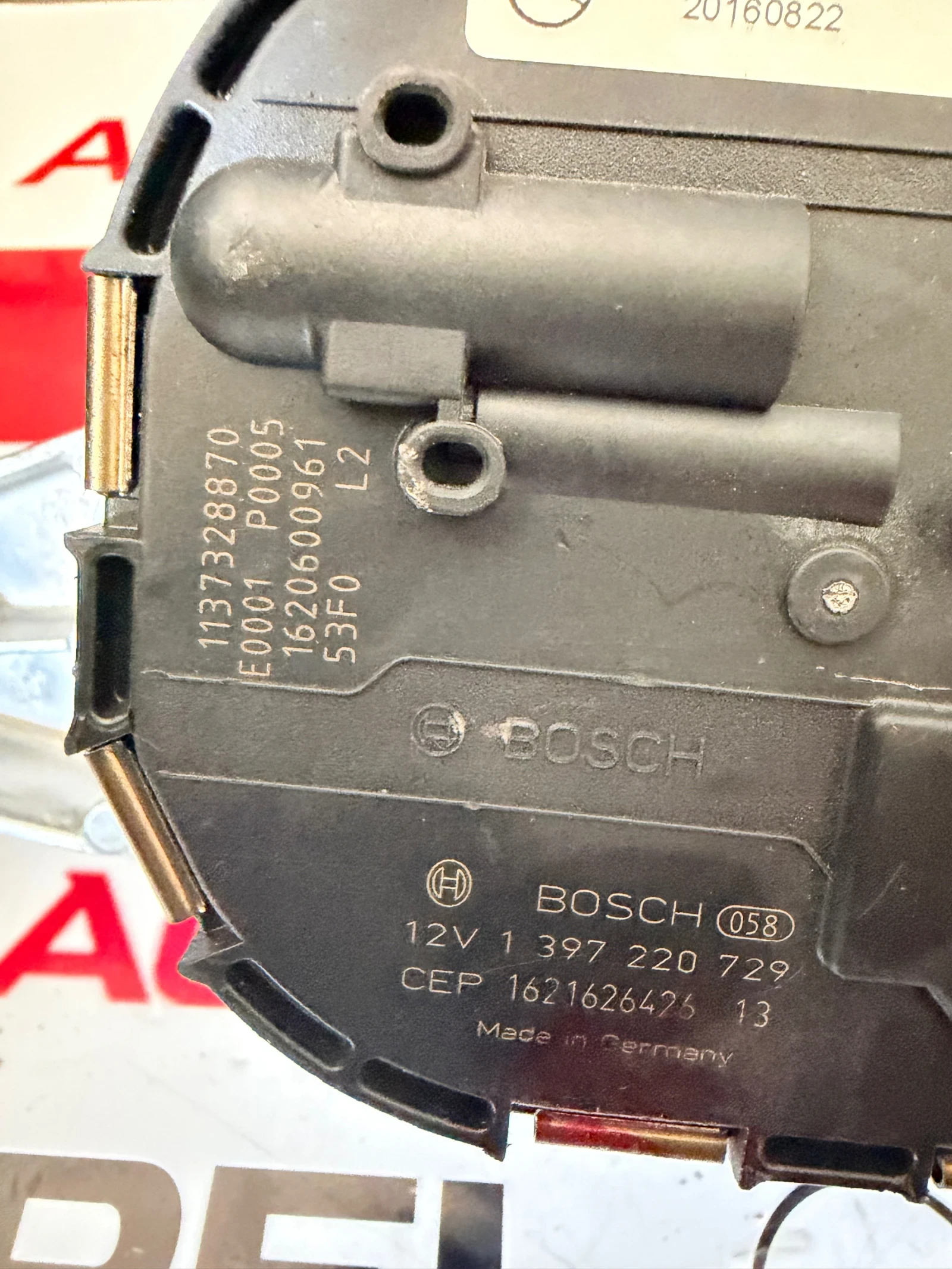 A2058200740  Моторче с мех. предни чистачки Mercedes Benz C Class W205  A 205 820 07 40  3397021688, снимка 5 - Части - 53988510