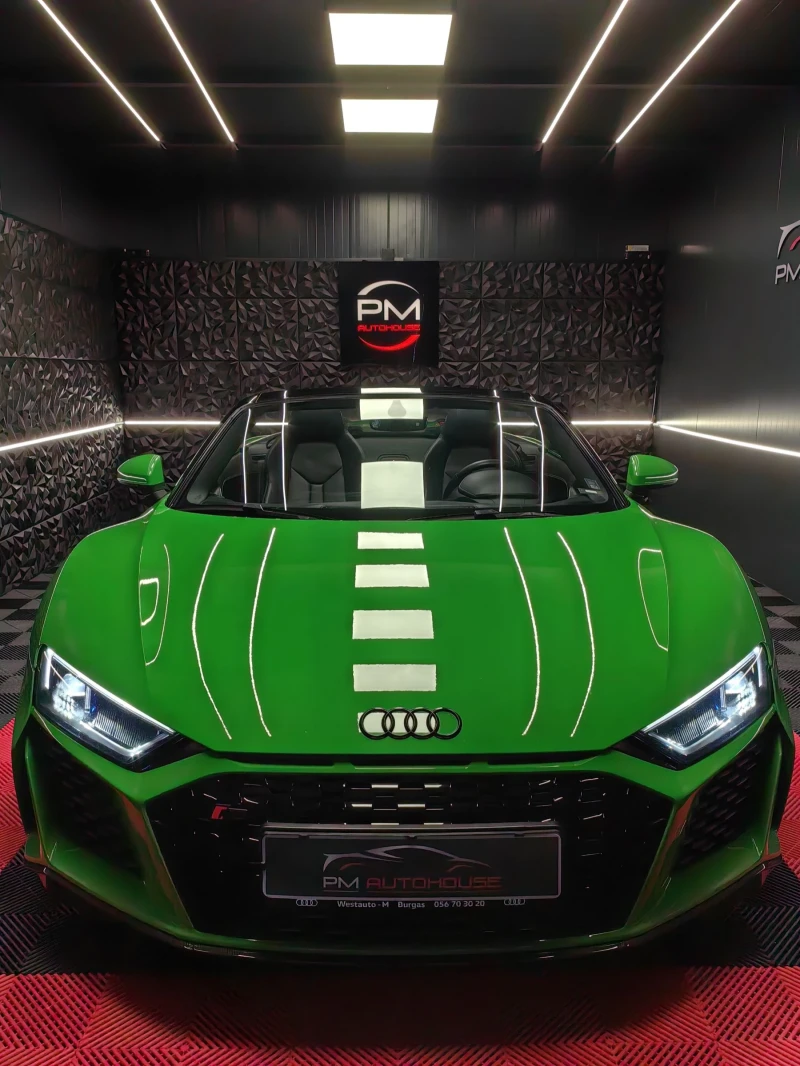 Audi R8  V10 SPYDER/CARBON/B&O/43300km, снимка 2 - Автомобили и джипове - 50978584