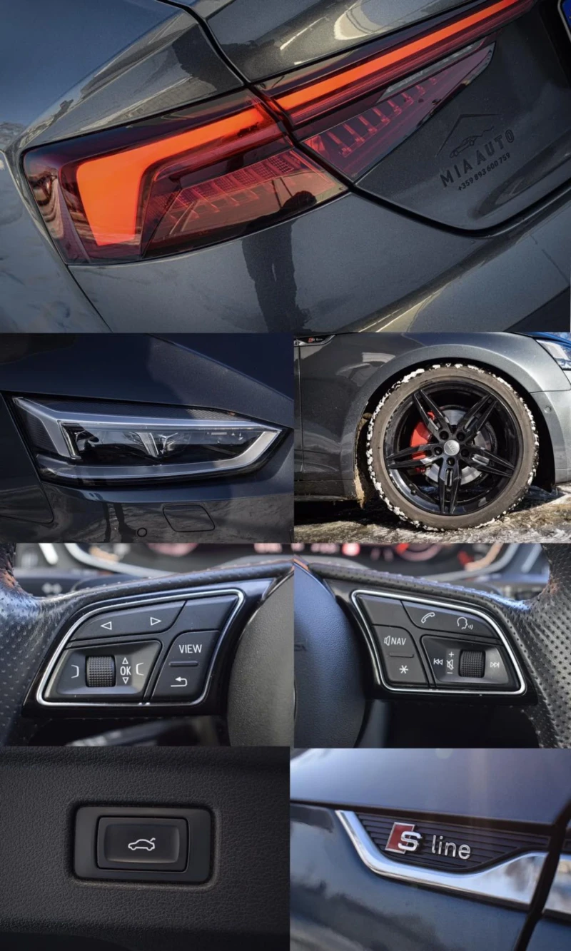 Audi A5 Quattro/S-Line/B&O, снимка 12 - Автомобили и джипове - 53299348