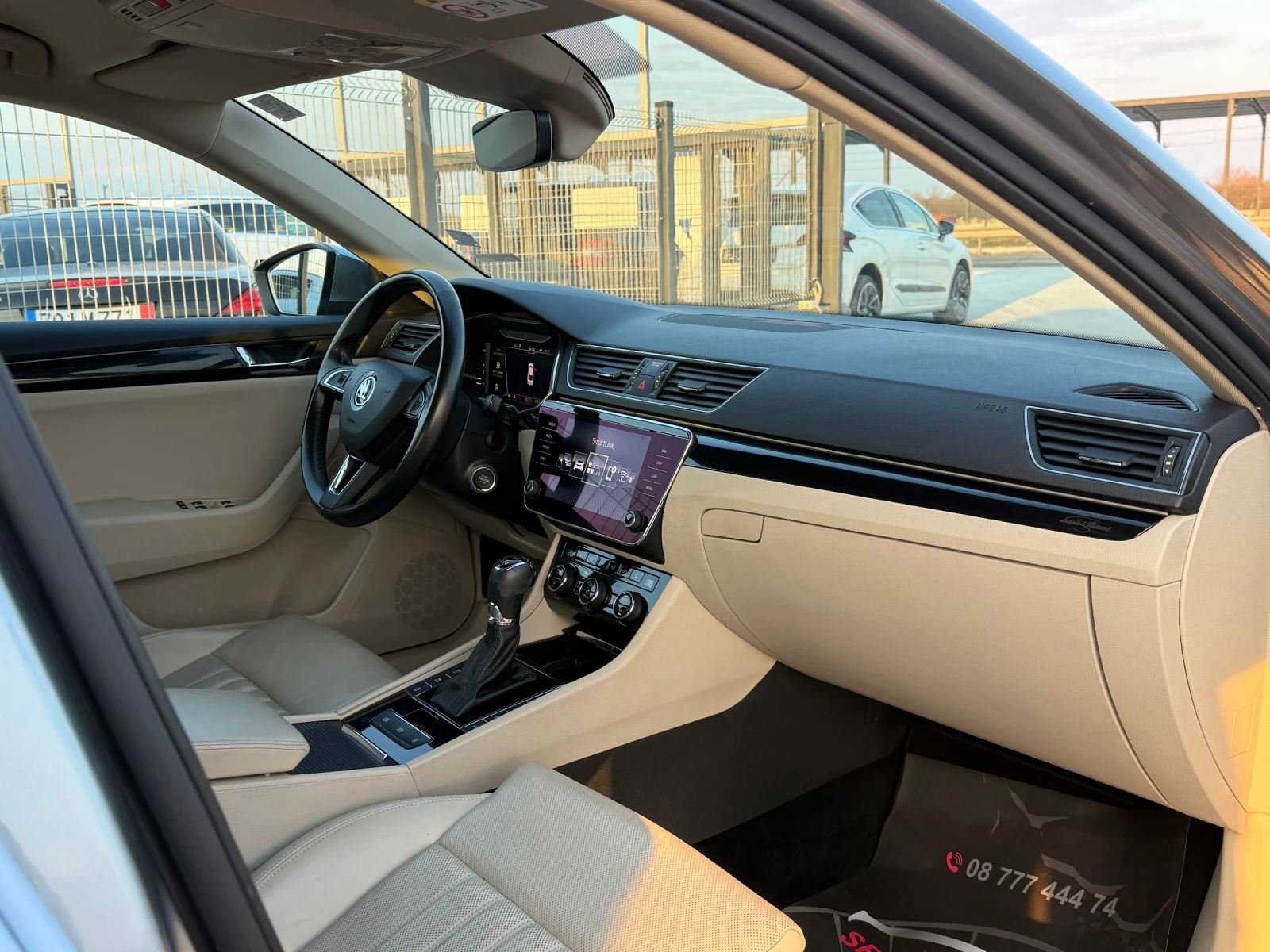 Skoda Superb 2.0D* 2020г* 4X4* LAURIN KLEMENT* 122.000KM* Серви, снимка 13 - Автомобили и джипове - 53978736