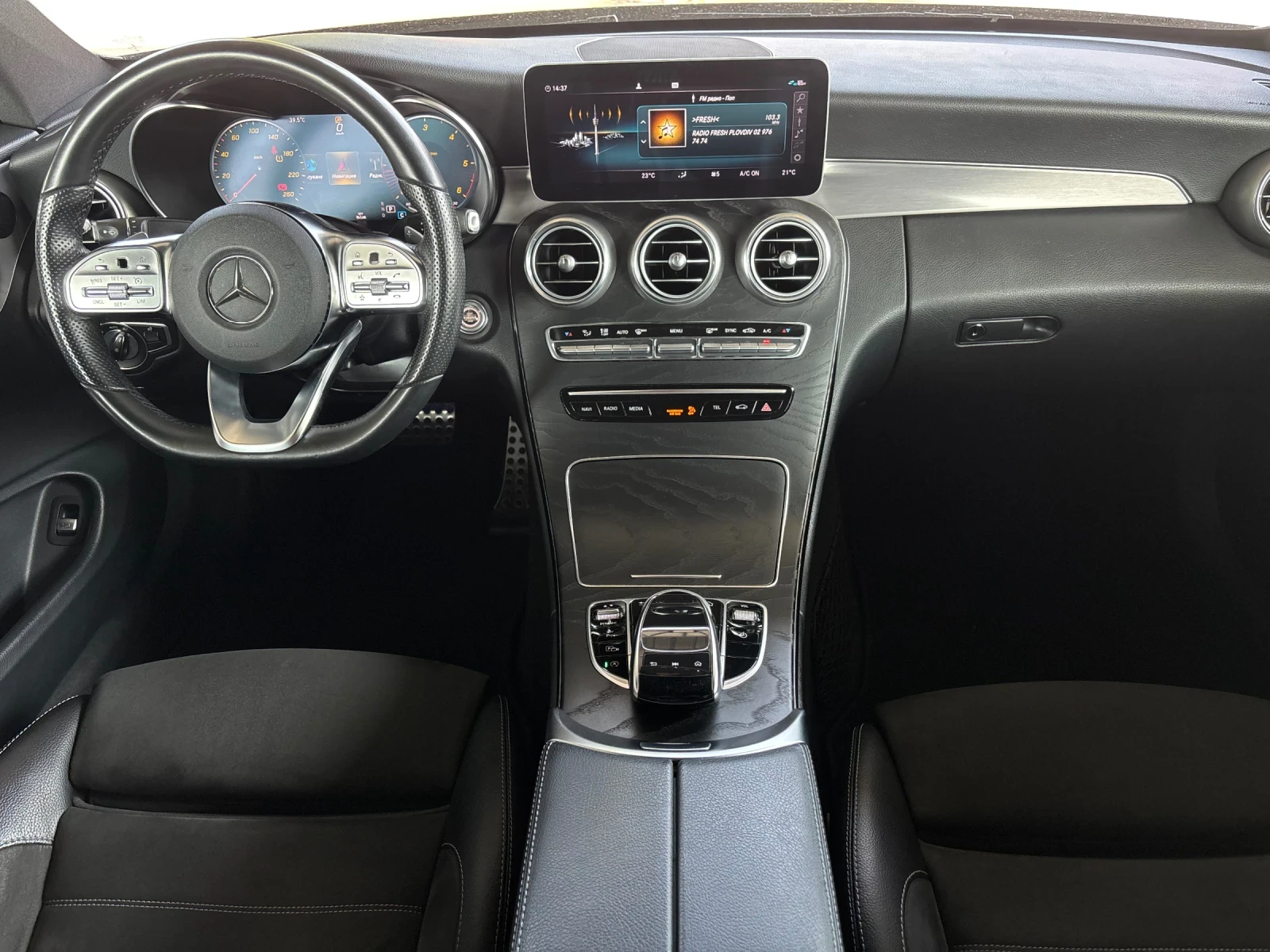 Mercedes-Benz C 220 COUPE, AMG LINE, DISSTR, CAMERA, FULL SERVICE, снимка 10 - Автомобили и джипове - 55906176