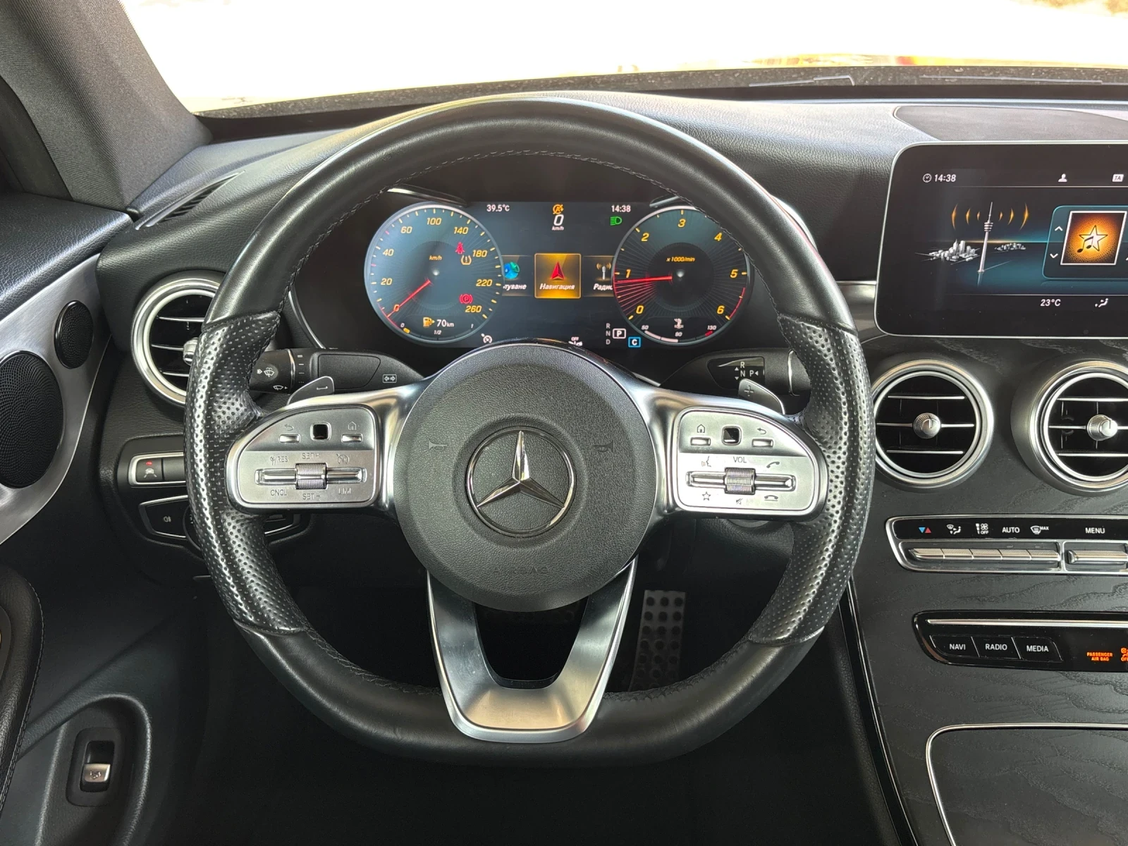 Mercedes-Benz C 220 COUPE, AMG LINE, DISSTR, CAMERA, FULL SERVICE, снимка 13 - Автомобили и джипове - 55906176