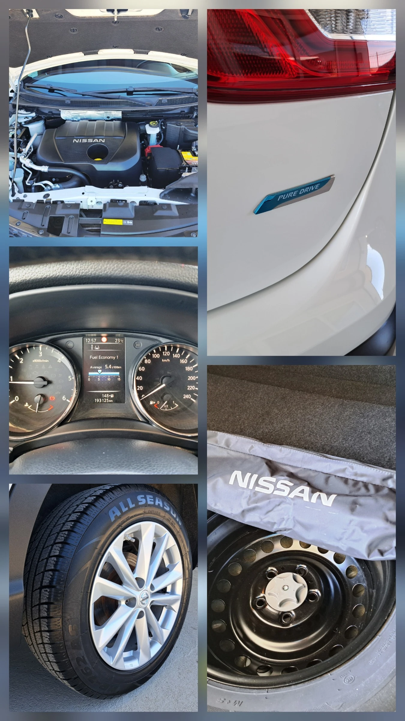 Nissan Qashqai 1.5dCI* 110Hp* EURO6B* 193000km* ! | Mobile.bg   16