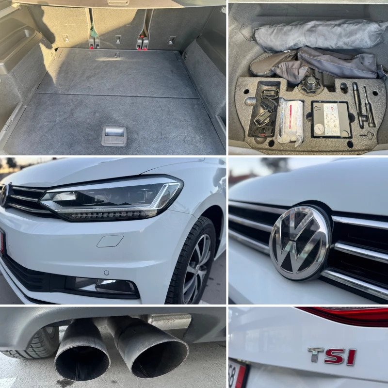 VW Touran 1.4I SWISS LED AUTOMATIC NAVI DISTRONIC FULL, снимка 9 - Автомобили и джипове - 49416216