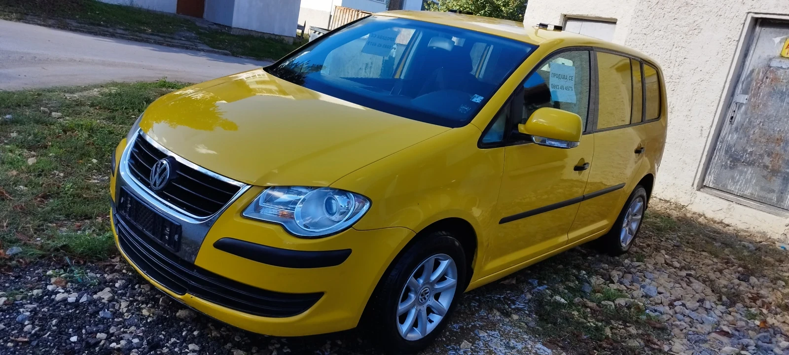 VW Touran 1, 9TDI, * Товарен 1+ 1 места* 105 К.С-6 Скорости. | Mobile.bg — изображение 1