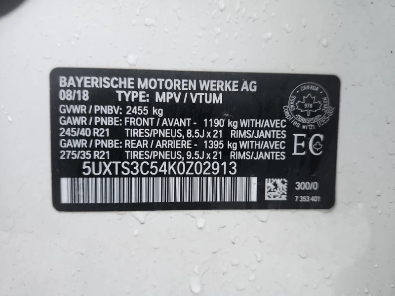 BMW X3 M40I  CARFAX, снимка 7 - Автомобили и джипове - 52996260