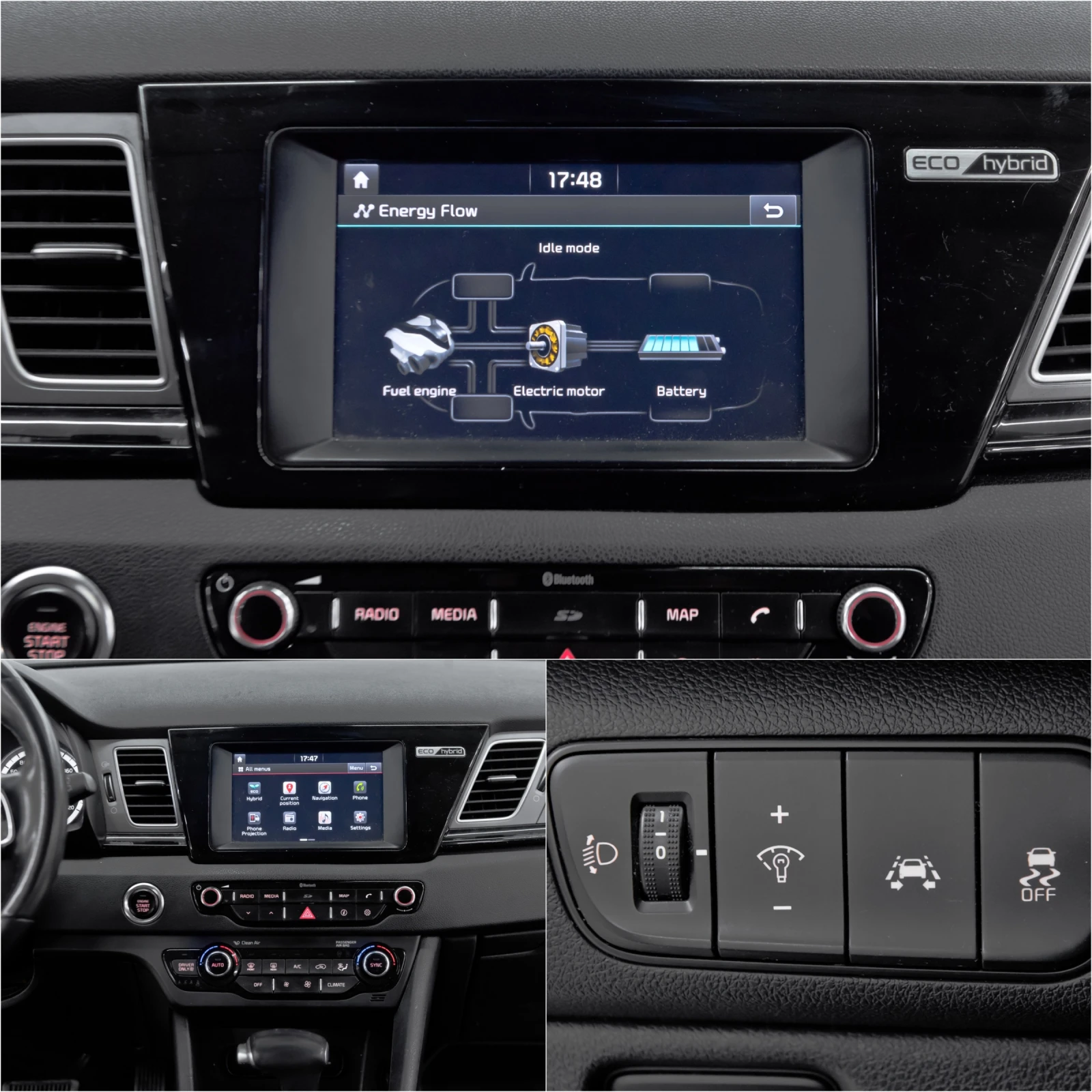 Kia Niro 1.6 Hybrid* 140кс* Дистроник* Камера, снимка 17 - Автомобили и джипове - 53867193