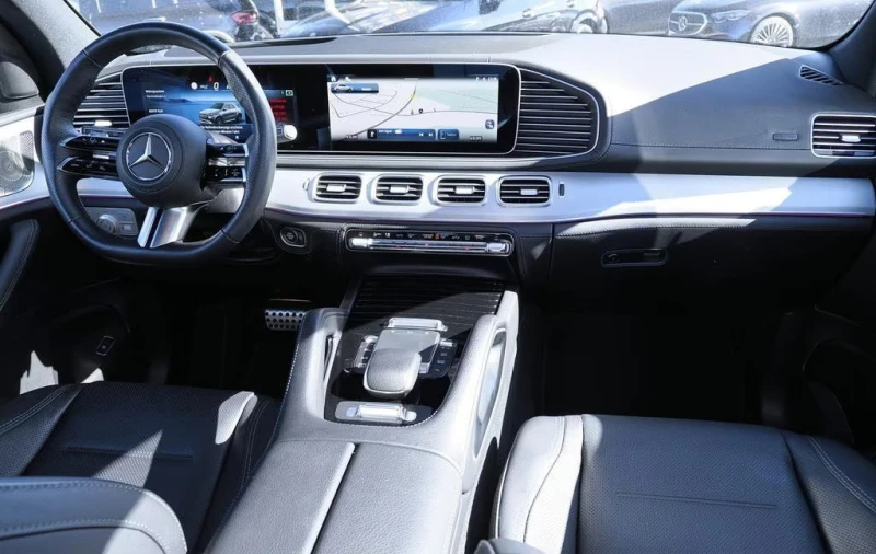 Mercedes-Benz GLE 450 4MATIC/381HP/AMG/PANO/360/BURM/NIGHT/NAVI/HUD/416g, снимка 8 - Автомобили и джипове - 51975898