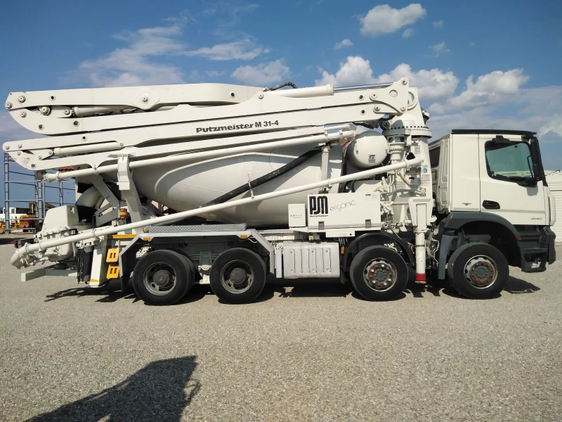 Бетон помпа Mercedes-Benz AROCS 4140 PUTZMEISTER TMM 31-4, снимка 8 - Индустриална техника - 47182870