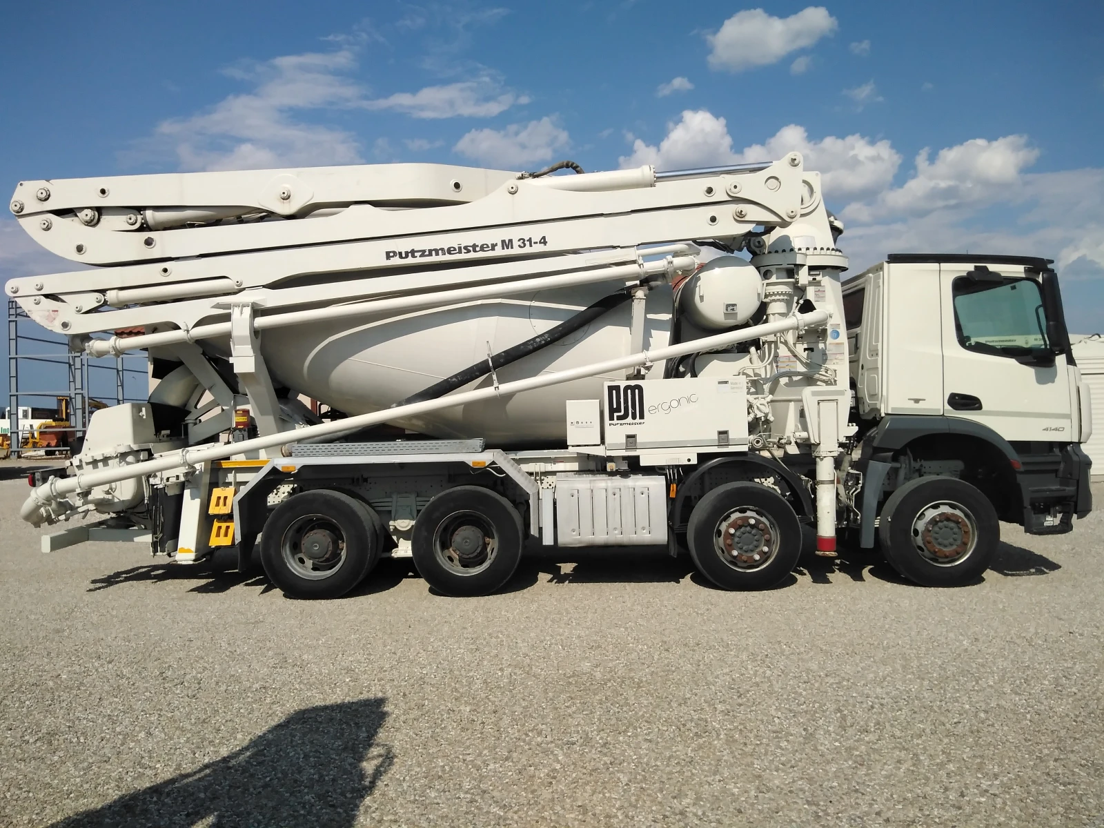 Бетон помпа Mercedes-Benz AROCS 4140 PUTZMEISTER TMM 31-4 - изображение 8