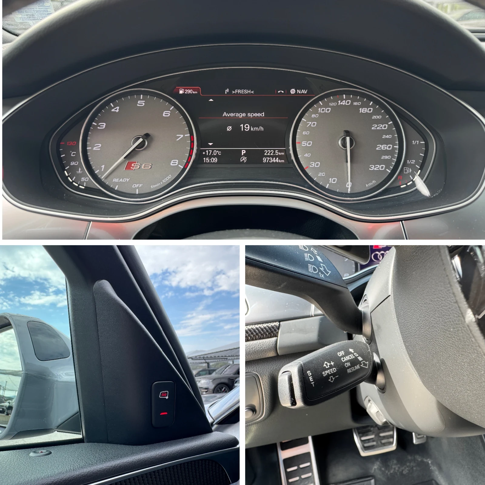 Audi S6 V8T* FACELIFT* BLACK LINE EDITION* 97000км* FULL* , снимка 14 - Автомобили и джипове - 56129164