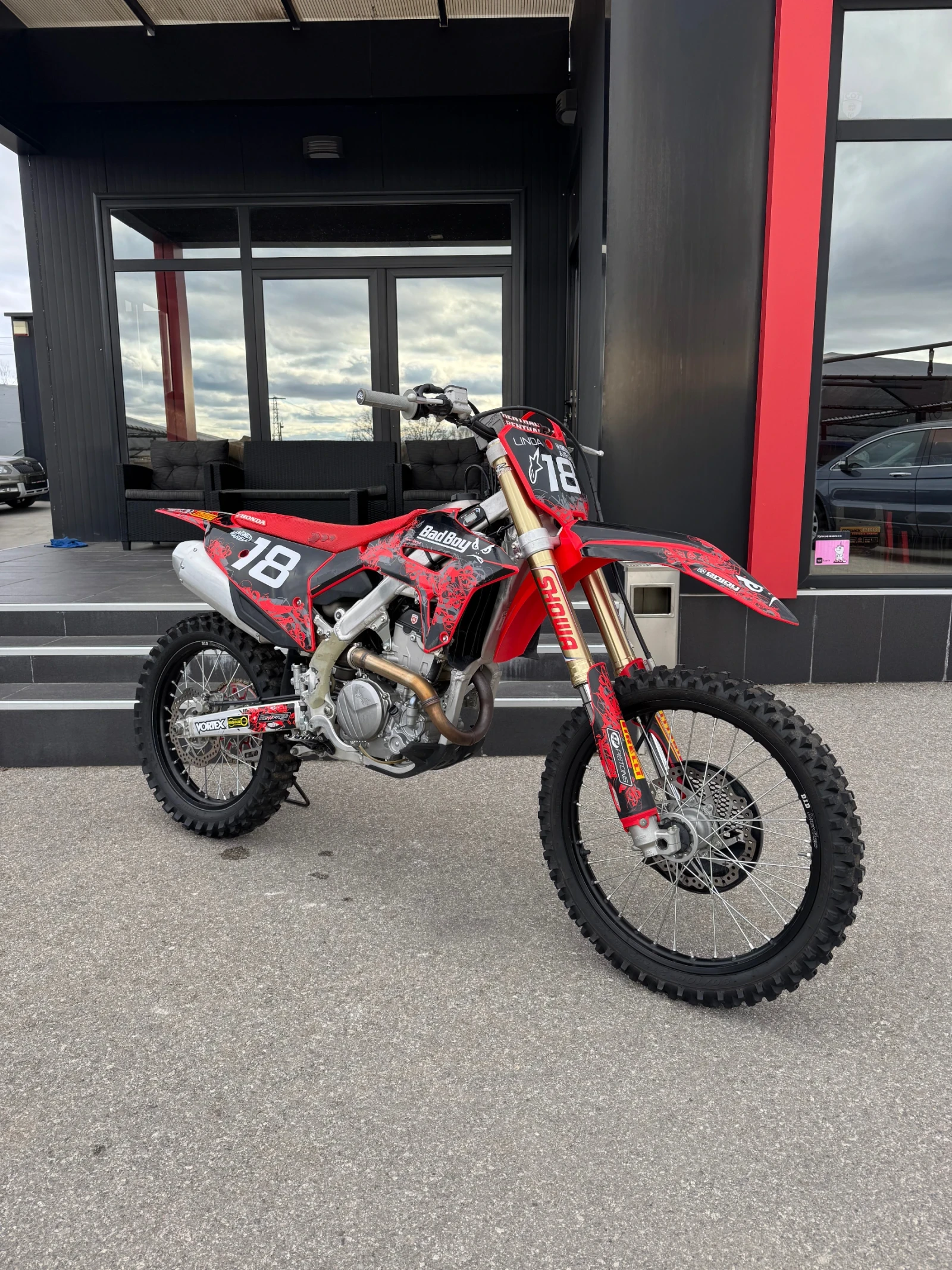 Honda Crf 250-TRACTION-ТОП СЪСТОЯНИЕ