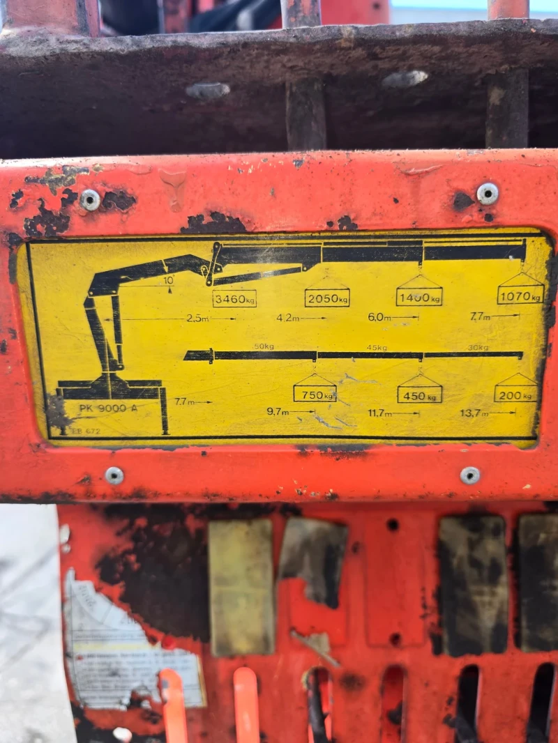 Автокран Друга марка PALFINGER PK 9000 A 4, снимка 5 - Индустриална техника - 52419794