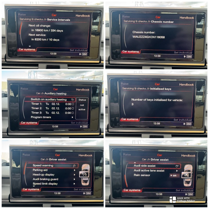 Audi A6 BiTDI-313ps CAM360 DISTRON HUD ПОДГР+ ОБДУХ KEYLES, снимка 14 - Автомобили и джипове - 52621998