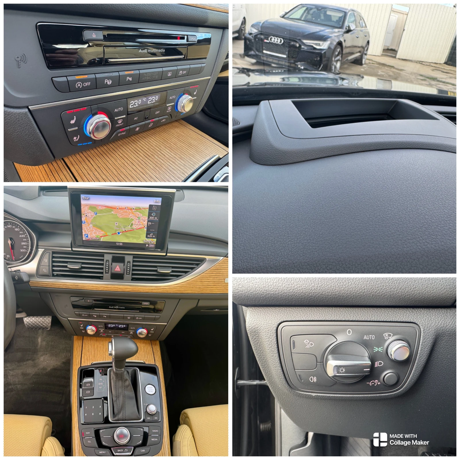 Audi A6 BiTDI-313ps CAM360 DISTRON HUD +  KEYLES | Mobile.bg   10