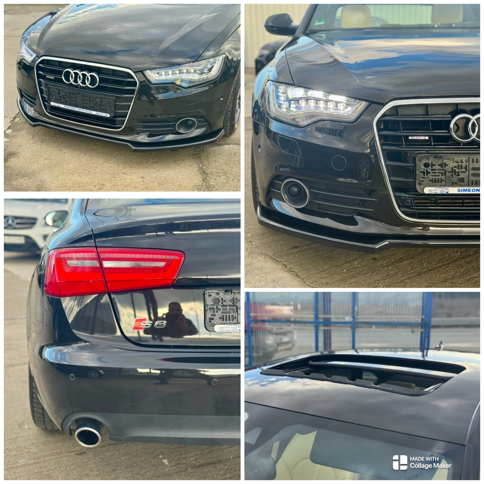 Audi A6 BiTDI-313ps CAM360 DISTRON HUD +  KEYLES | Mobile.bg   8