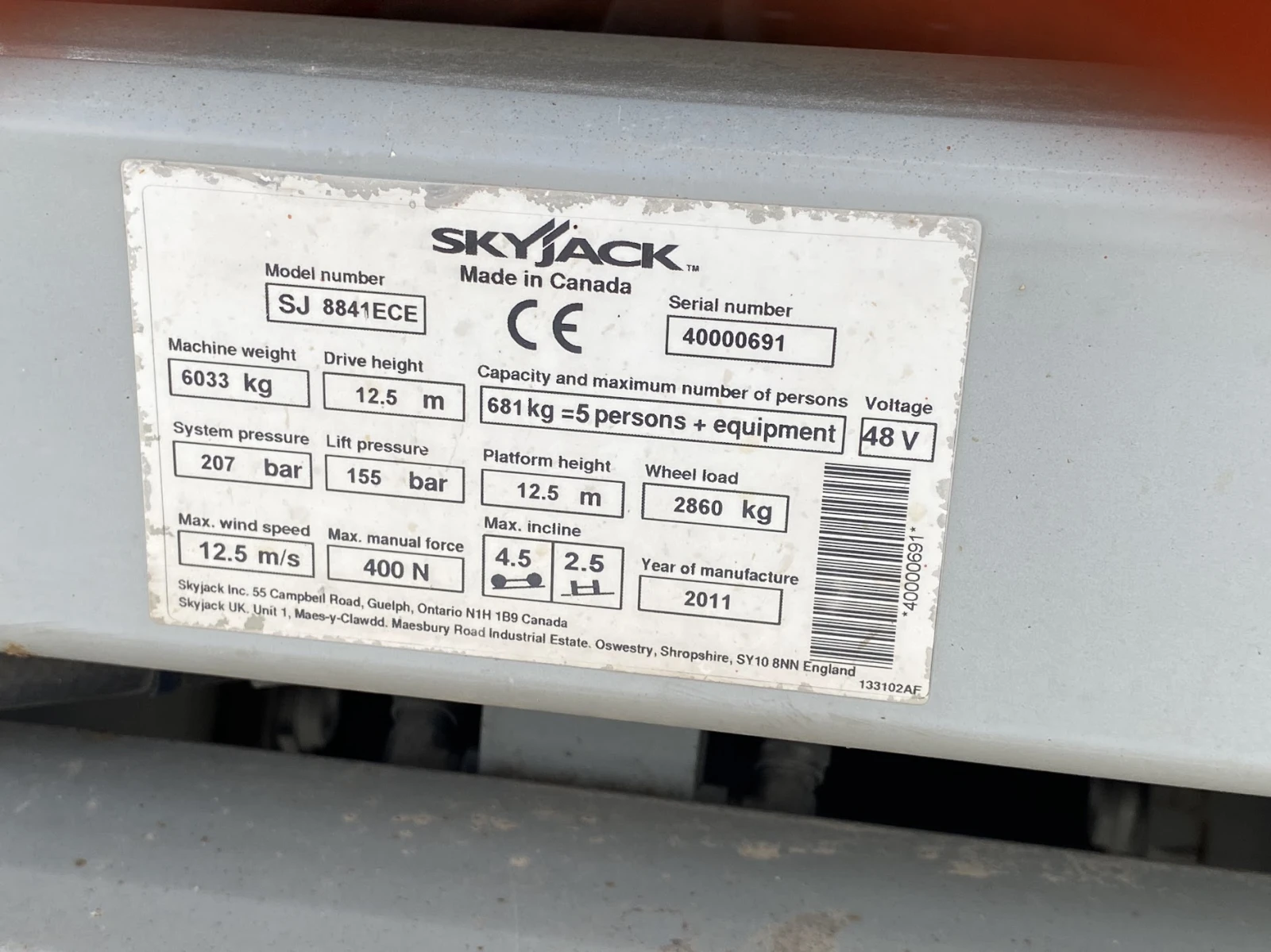  Skyjack SJ8841 | Mobile.bg   12