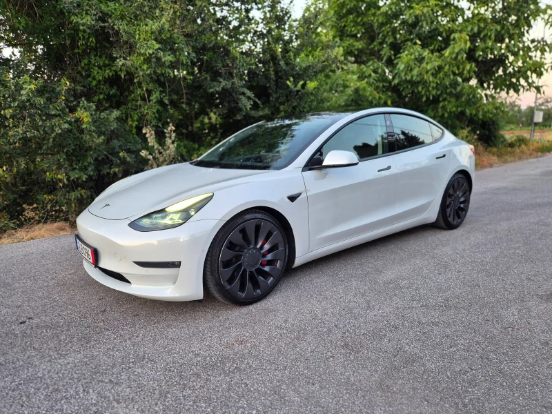 Tesla Model 3 Performance /68000km/Термо помпа/Facelift - 52200 лв. - 10045146 1