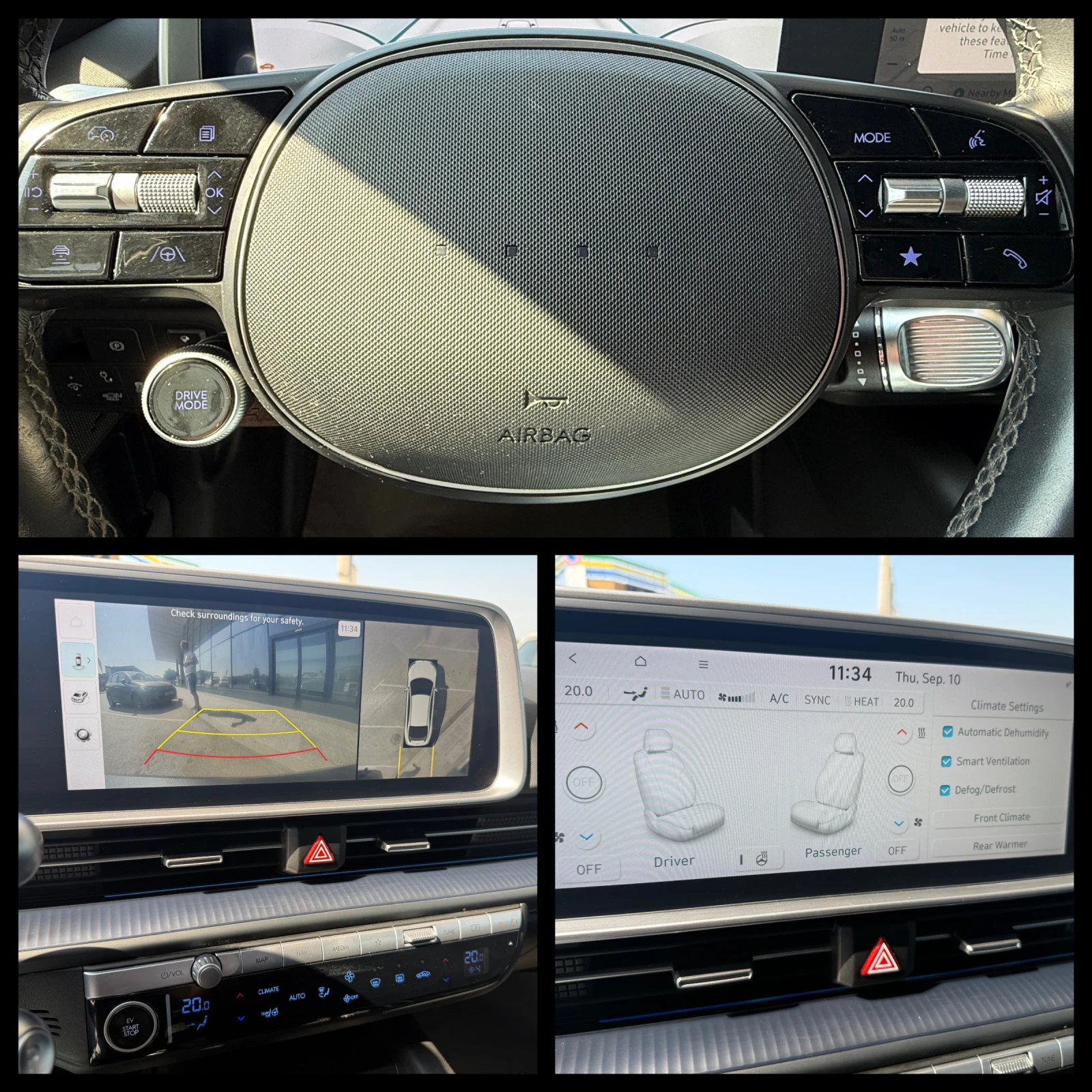 Hyundai Ioniq 6 77.4kWh 325к.с. Ultimate 4x4 Всички Екстри!!!, снимка 11 - Автомобили и джипове - 56211550