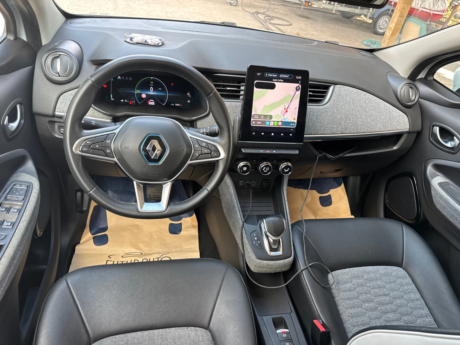 Renault Zoe R135, 52Kwh, CCSнов внос ГЕРМАНИЯ, снимка 10 - Автомобили и джипове - 56213690