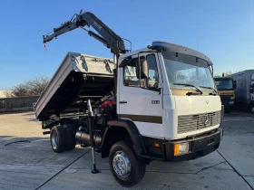 Mercedes-Benz 1114 тристранен самосвал с кран, снимка 5