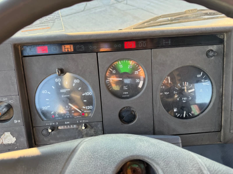 Mercedes-Benz 1114 тристранен самосвал с кран, снимка 9 - Камиони - 52752095