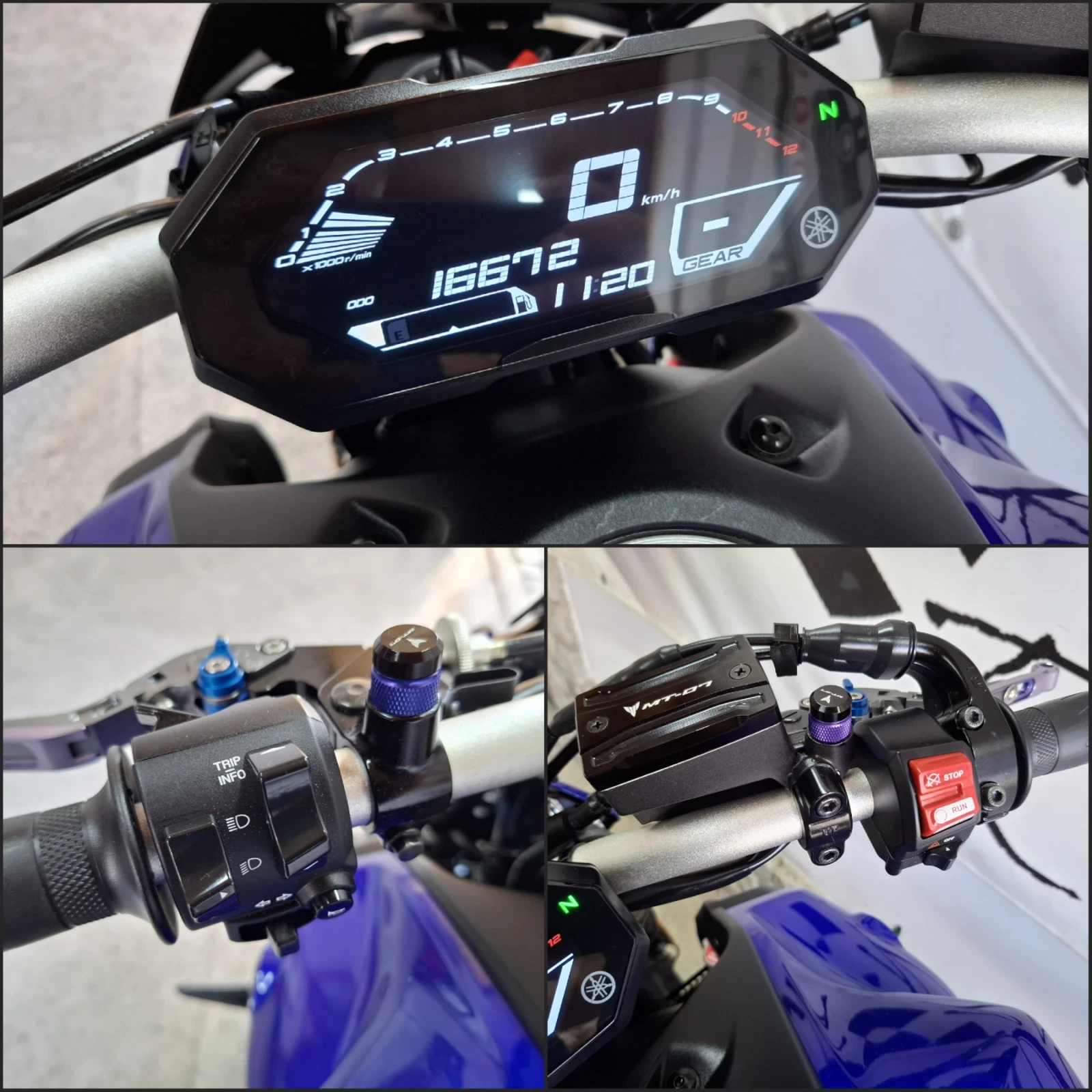 Yamaha Mt-07 ABS / FULL LED * * * , снимка 15 - Мотоциклети и мототехника - 54424728