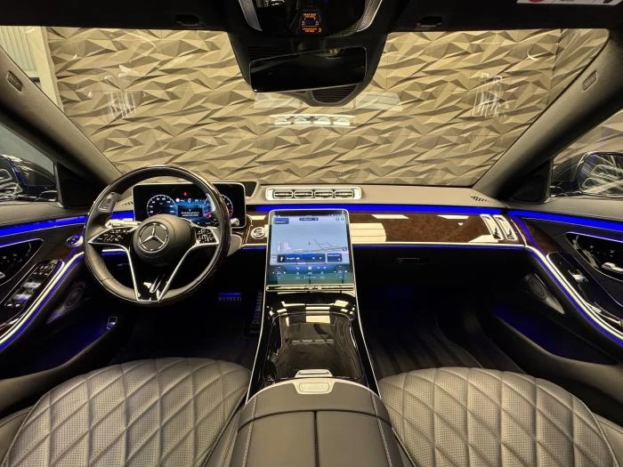 Mercedes-Benz S 450 4Matic AMG* 3xTV* Burmester* Pano* Navi* Обдухване, снимка 5 - Автомобили и джипове - 54999061