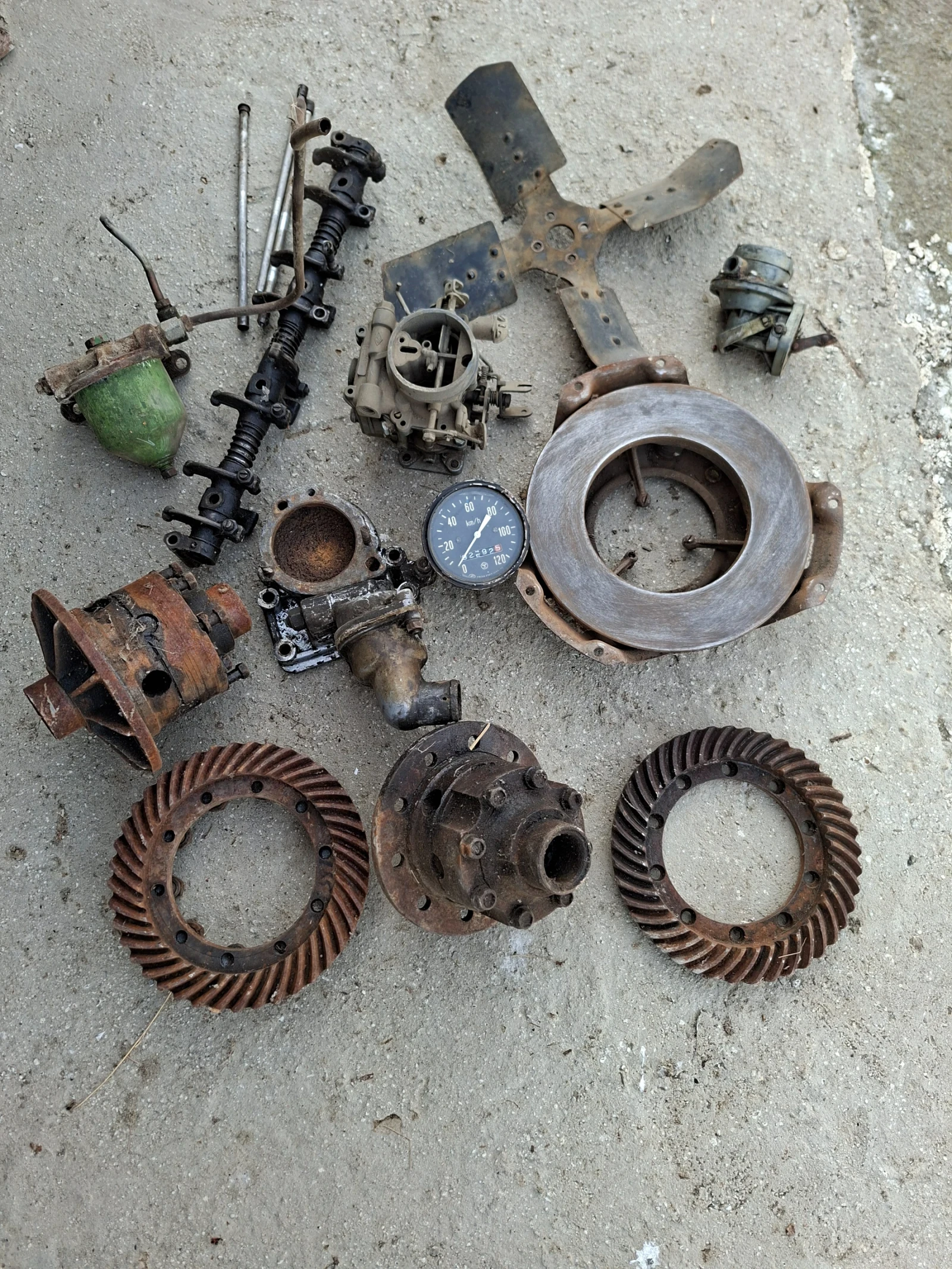 Лот части за УАЗ бордови