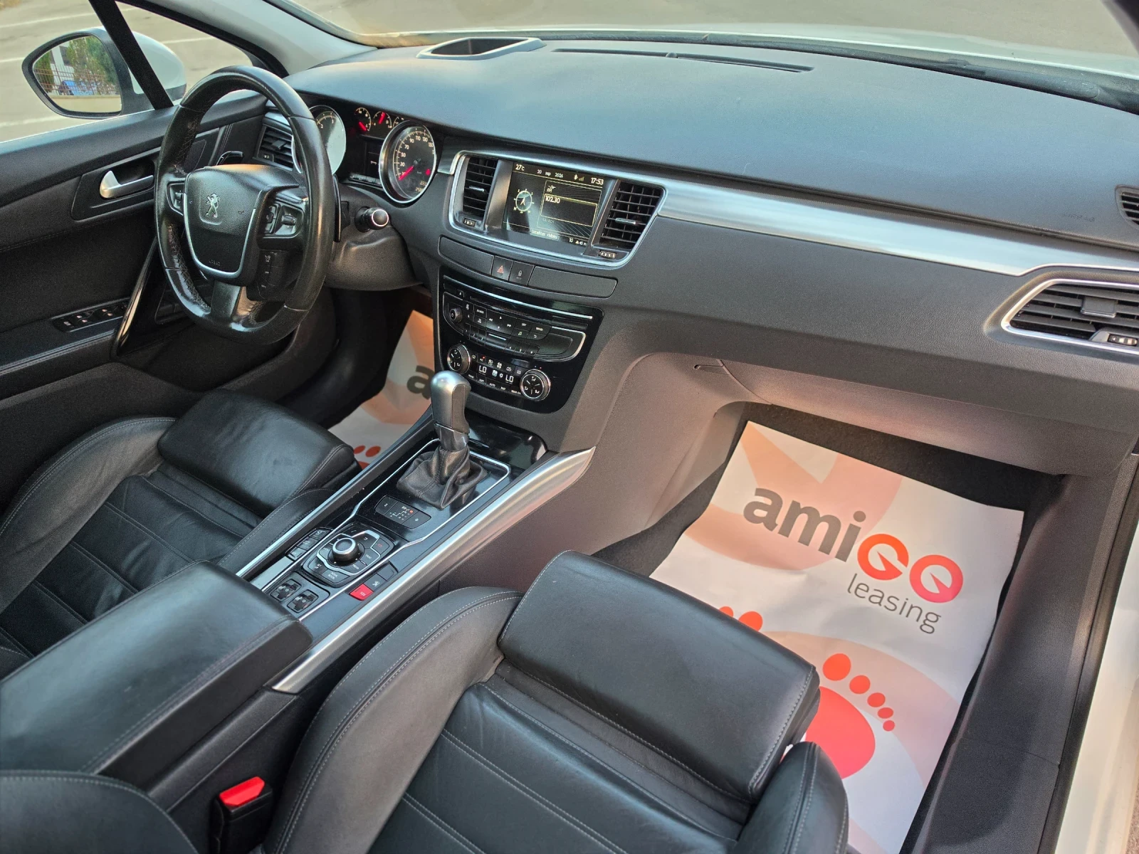 Peugeot 508 GT 2.2HDI * KOЖА * НАВИ * ПАНОРАМА * ЛИЗИНГ * , снимка 12 - Автомобили и джипове - 56154419