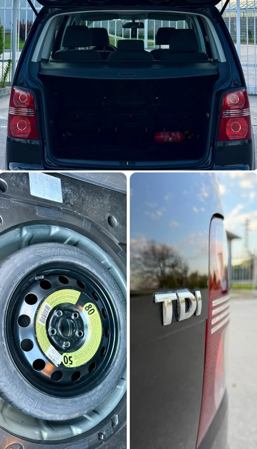 VW Touran 1.9TDI/ 105кс./ 6скр./, снимка 16 - Автомобили и джипове - 54444347