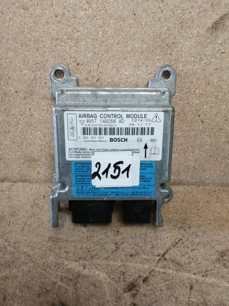 AIR BAG ECU СЕНЗОР Ford Focus C-max 2003-2008 , снимка 1 - Части - 39826250