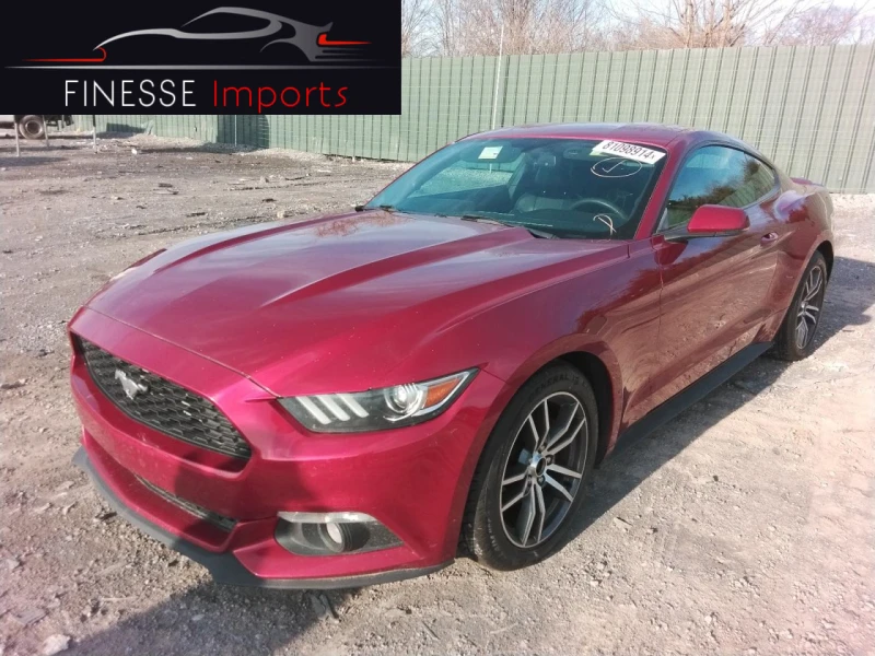 Ford Mustang 2.3i EcoBoost/Кожа/Ел.Седалки/Подгрев/Серв.история, снимка 1 - Автомобили и джипове - 48175762