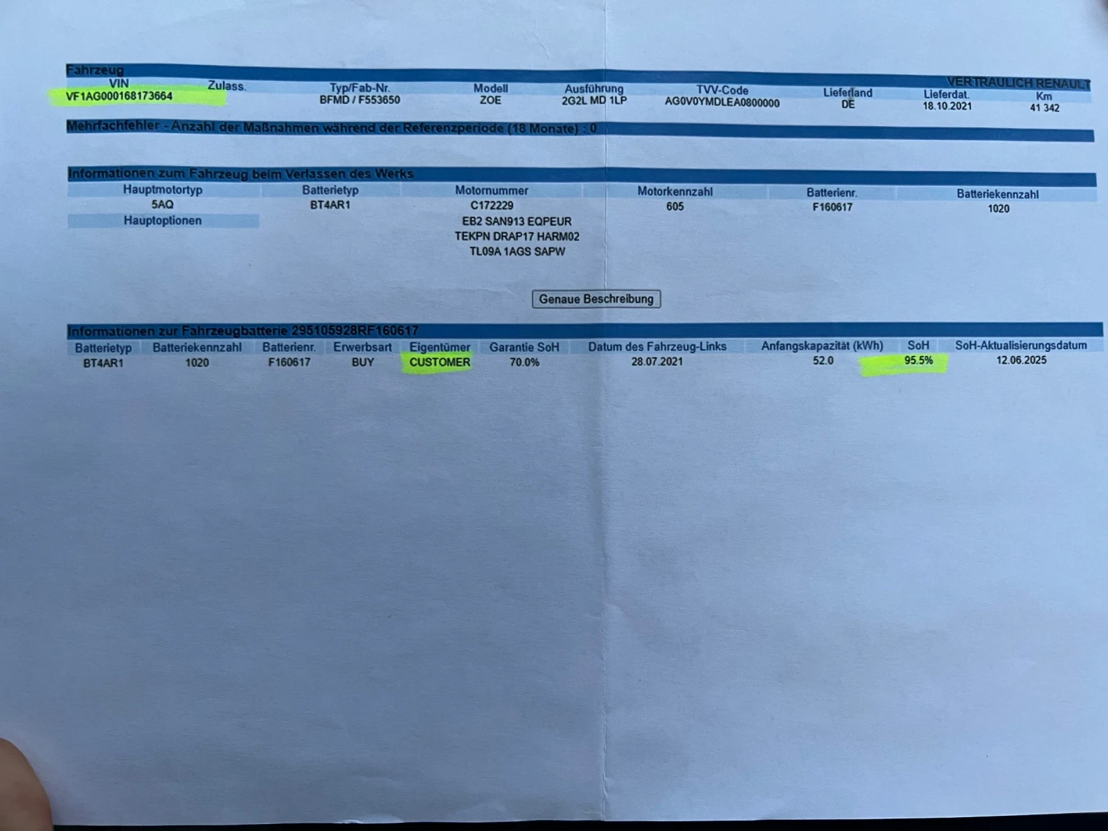Renault Zoe Experience, снимка 16 - Автомобили и джипове - 55240682