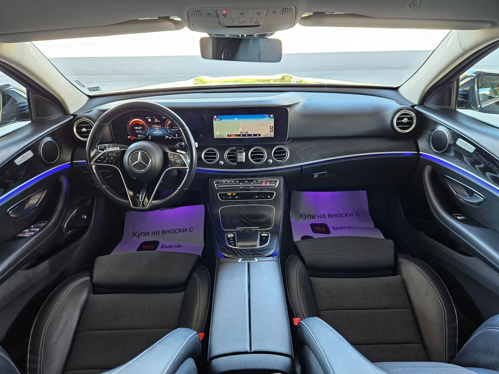 Mercedes-Benz E 220 AMG ПАКЕТ/ЛИЗИНГ, снимка 16 - Автомобили и джипове - 55286361