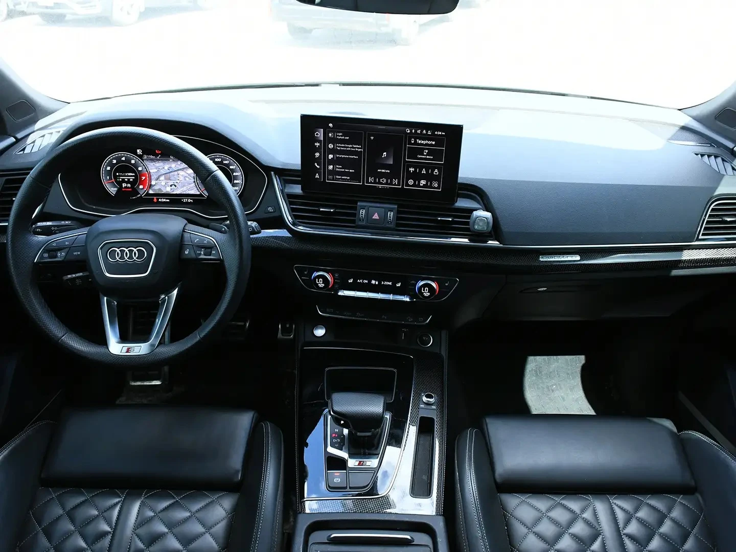 Audi SQ5 TECHNIK BLACK COMP PKG ЦЕНА ДО БЪЛГАРИЯ АВТОКРЕДИТ, снимка 11 - Автомобили и джипове - 55779369