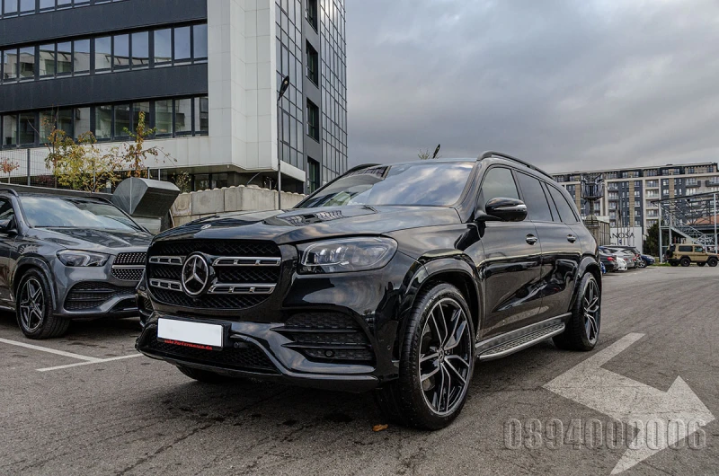 Mercedes-Benz GLS 400 4M2xAMG3xEXCL 3xTV DESIGNO PANORAMA 7 МЕСТЕН ПЕЧКА, снимка 3 - Автомобили и джипове - 47918082