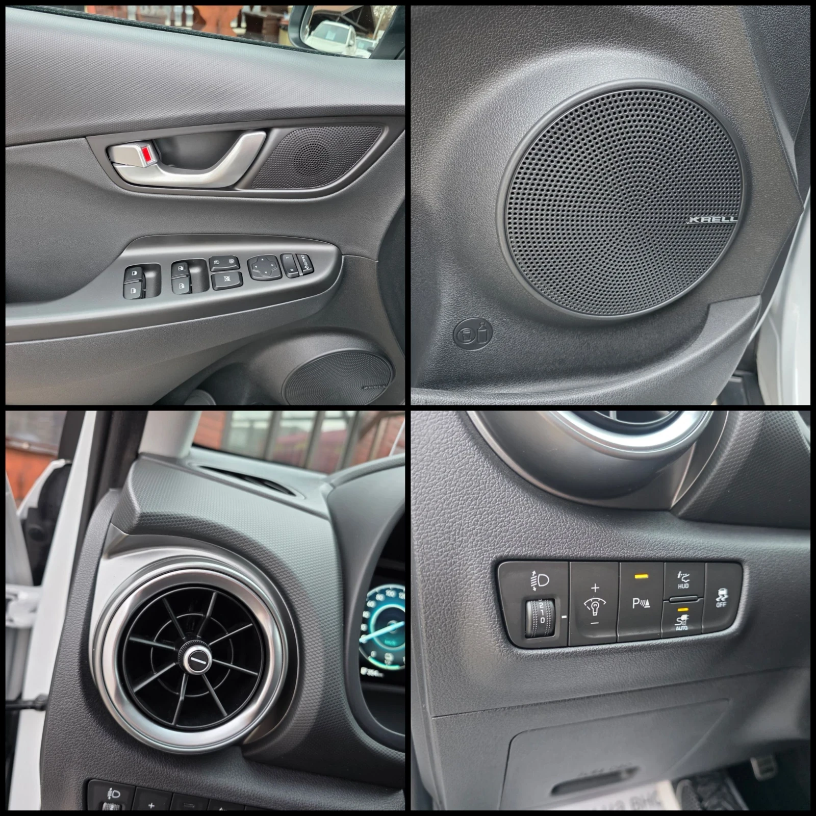 Hyundai Kona 67KWH/FEISLIFT/HEAD-UP/KRELL/68.000км./SOH-100%, снимка 12 - Автомобили и джипове - 53917436