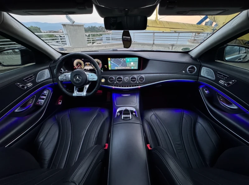 Mercedes-Benz S 560 - Amg - Long - 4-matic- Full- 3xTV- Burmester -, снимка 7 - Автомобили и джипове - 50406432