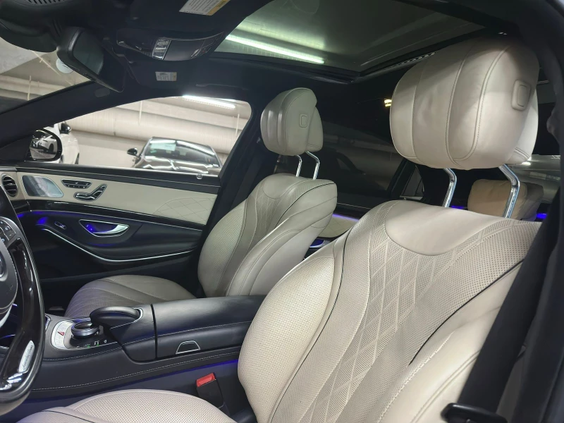 Mercedes-Benz S 550 AMG PACK* DESIGNO* 360* BURMASTER* МАСАЖ* ОБДУХ* F, снимка 10 - Автомобили и джипове - 52322182