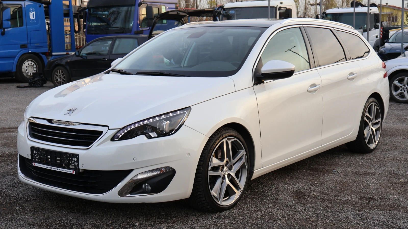 Peugeot 308 2.0HDI 150КС. АВТОМАТИК ДИСТРОНИК МАСАЖ KEYLESS , снимка 1
